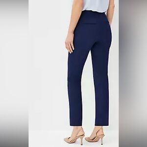 Ann Taylor Side Zip Ankle Pant Pure Sapphire size 12